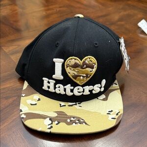 DGK Black and Gold Camo Hat. NWT
